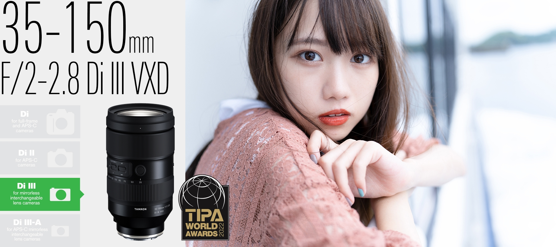 35-150mm for Sony & Nikon Z Mirrorless(Model A058)