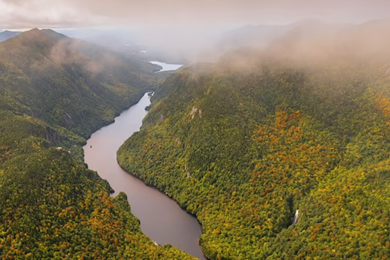 Kurt Gardner captures some fall foliage from the sky.