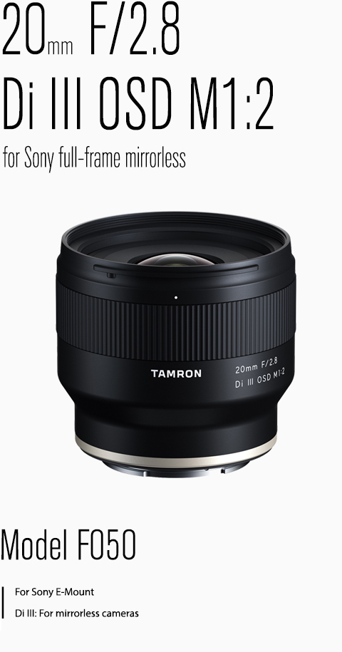 Tamron 24mm f/2.8 for Sony E Mount Lenses