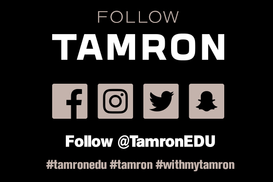 Follow Tamron on Social